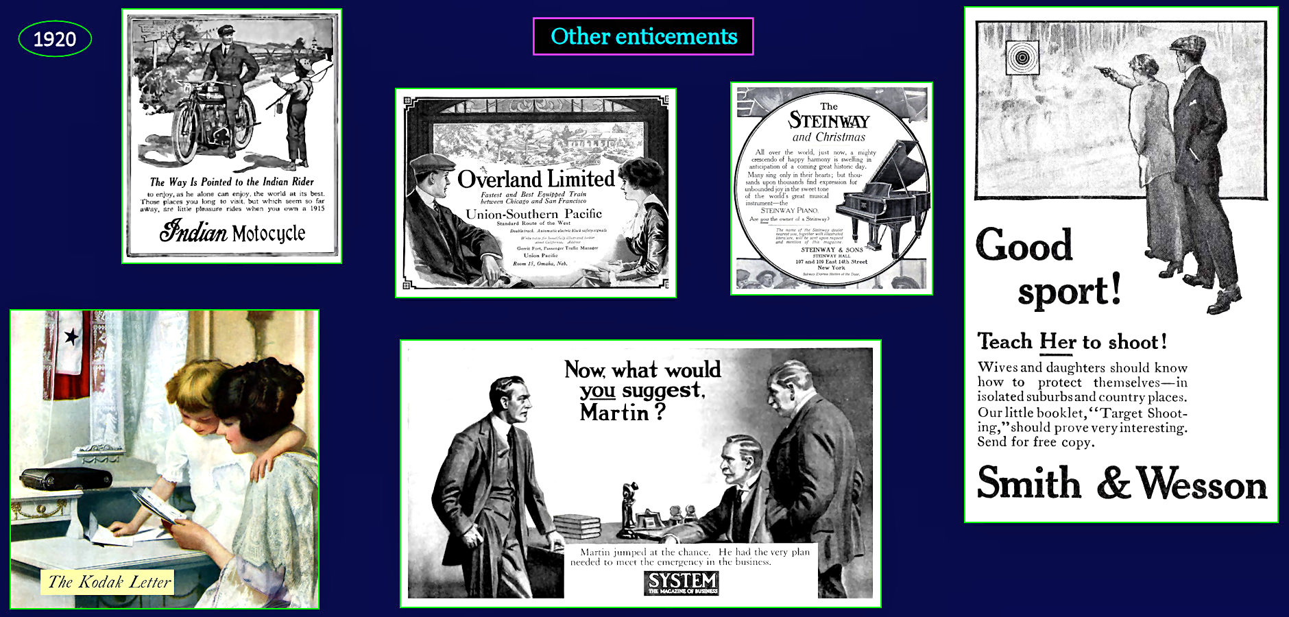 Steinways, business systems, 1920